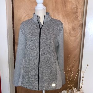 Maurices: In Motion- Grey Zip Up Sweater
